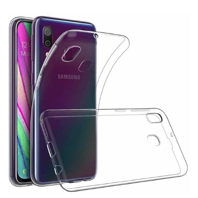 Mercury Jelly Īpaši plāns telefona aizmugures maks-apvalks priekš Samsung Galaxy A40 (A405F/A405FN) Caurspīdīgs cena un informācija | Telefonu vāciņi, maciņi | 220.lv