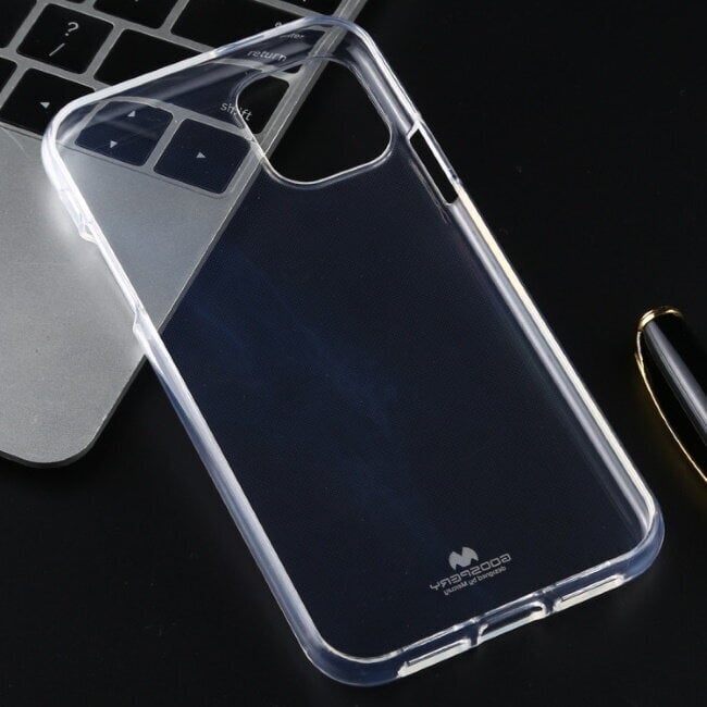 Mercury Jelly Īpaši plāns telefona aizmugures maks-apvalks priekš Samsung Galaxy A40 (A405F/A405FN) Caurspīdīgs cena un informācija | Telefonu vāciņi, maciņi | 220.lv