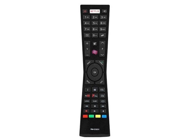 HQ LXP3231 TV pults JVC RM-C3231 NETFLIX YOUTUBE Melns цена и информация | Televizoru un Smart TV aksesuāri | 220.lv