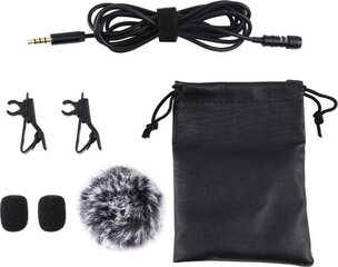 Проводной микрофон Puluz с разъемом 3,5 мм, 3 м цена и информация | Микрофоны | 220.lv