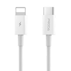 Кабель для телефона Proda WanDai Air Series Data Cable USB Type C - Lightning 20 W Power Delivery 1 м, white (PD-B27i) цена и информация | Кабели для телефонов | 220.lv