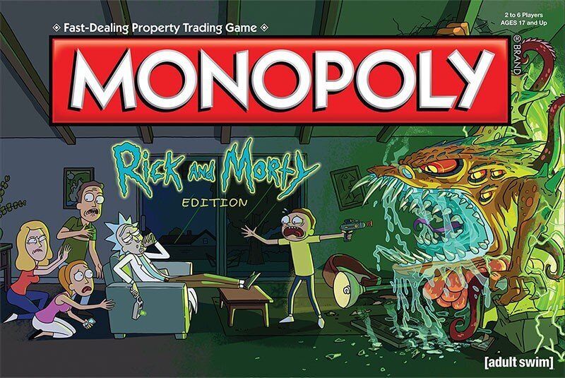 MONOPOLY RICK&MORTY galda spēle (Angļu val.) cena un informācija | Galda spēles | 220.lv