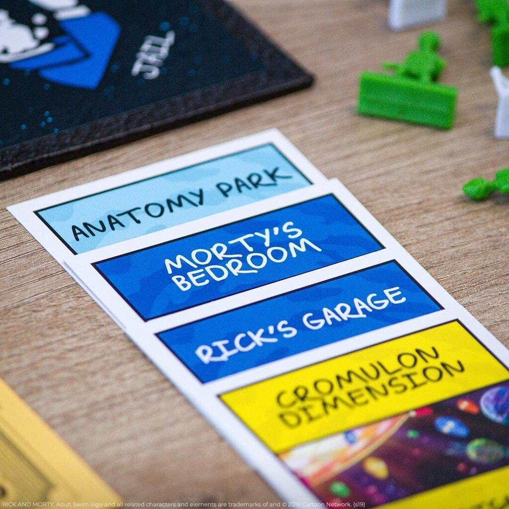 MONOPOLY RICK&MORTY galda spēle (Angļu val.) cena un informācija | Galda spēles | 220.lv