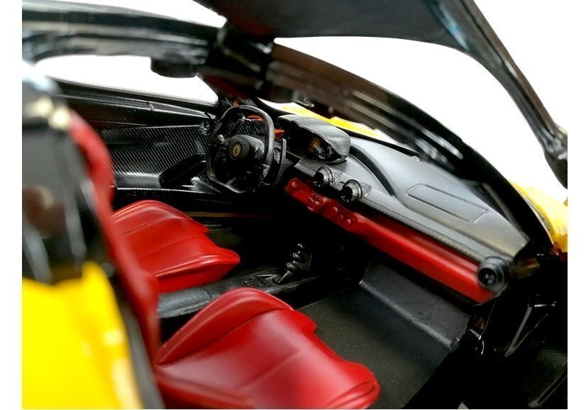 Automobilis Ferrari Rastar ar tālvadības pulti 1:14, dzeltens cena un informācija | Rotaļlietas zēniem | 220.lv