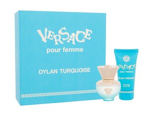 Komplekts sievietēm Versace Dylan Turquoise: tualetes ūdens EDT, 30 ml + ķermeņa losjons, 50 ml cena un informācija | Sieviešu smaržas | 220.lv