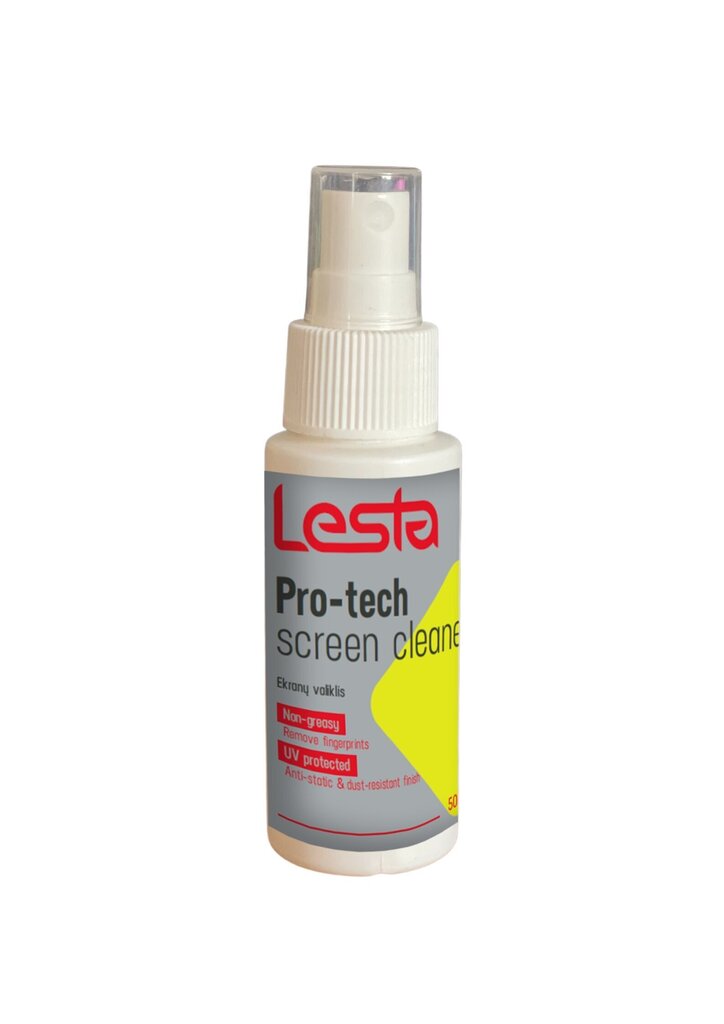 Lesta Pro-tec ekrāna tīrītājs, 50 ml цена и информация | Tīrīšanas līdzekļi | 220.lv