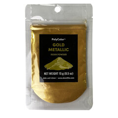 PolyColor perlamutra pigments Gold Metallic 15g cena un informācija | Modelēšanas un zīmēšanas piederumi | 220.lv