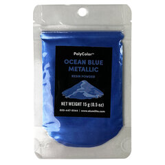 PolyColor perlamutra pigments Ocean Blue Metallic 15g cena un informācija | Modelēšanas un zīmēšanas piederumi | 220.lv
