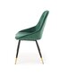 2-u krēslu komplekts Halmar K437, zaļš cena un informācija | Virtuves un ēdamistabas krēsli | 220.lv