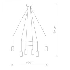 Nowodvorski Lighting подвесная люстра Imbria White VI 9676 цена и информация | Люстры | 220.lv