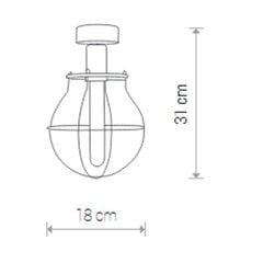 Nowodvorski Lighting griestu gaismeklis Manufacture I 9741 cena un informācija | Griestu lampas | 220.lv