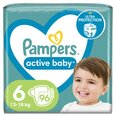 Подгузники Pampers Active Baby, размер 6, 13-18 кг, 96 шт.