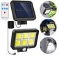 120 LED saules lampa, ko vada tālvadības pults цена и информация | Āra apgaismojums | 220.lv