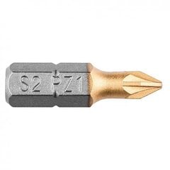 Skrūvgriežu uzgaļi PZ1 x 25 mm, 2 gab. cena un informācija | Rokas instrumenti | 220.lv