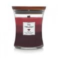 WoodWick aromātiska svece Trilogy Sun-Ripened Berries, 275 g