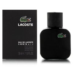 Tualetes ūdens Lacoste Eau de Lacoste L.12.12 Noir edt 30 ml цена и информация | Мужские духи | 220.lv