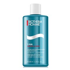 Sejas losjons Homme T-pur Biotherm, 200 ml cena un informācija | Sejas ādas kopšana | 220.lv