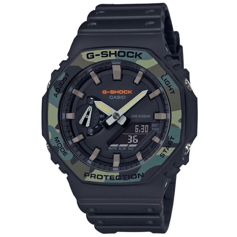 Vīriešu pulkstenis Casio G-SHOCK GA-2100SU-1AER cena un informācija | Vīriešu pulksteņi | 220.lv