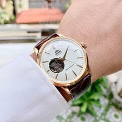 Vīriešu pulkstenis Orient Classic-Elegant Open Heart Automatic RA-AG0003S10B цена и информация | Мужские часы | 220.lv