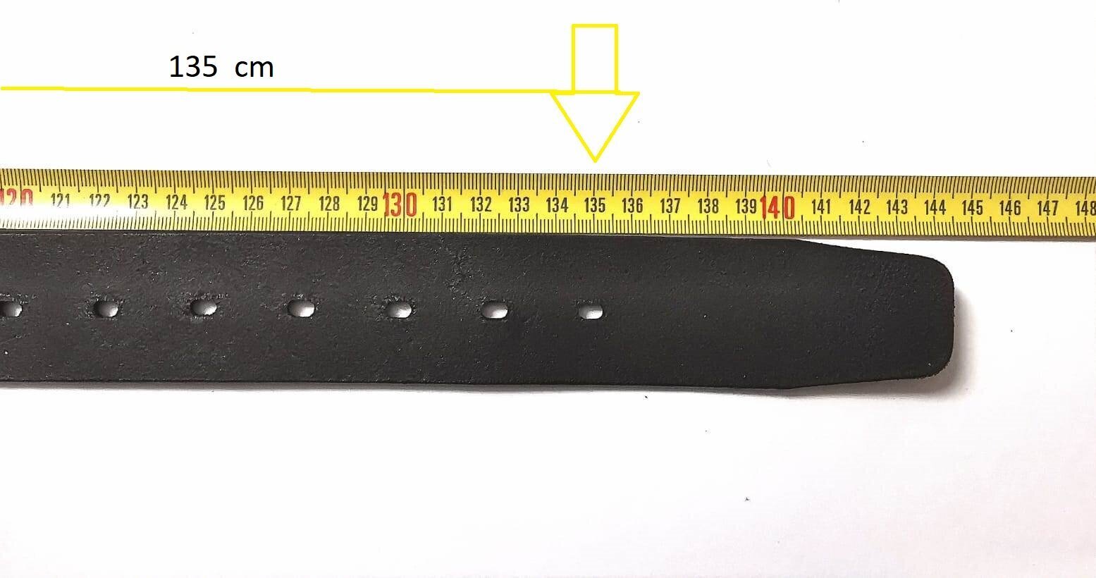 Dabīgas ādas siksna 3.8 x 135 cm cena un informācija | Vīriešu jostas | 220.lv