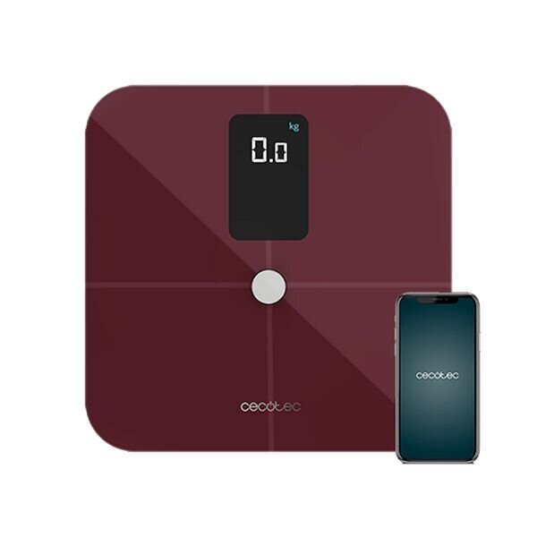 Digitālie vannas istabas svari, Cecotec Surface Precision 10400 Smart Healthy Vision, sarkanbrūni цена и информация | Vannas istabas aksesuāri | 220.lv