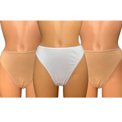 Hunkemoller 3 biksītes White- Nude цена и информация | Женские трусики | 220.lv