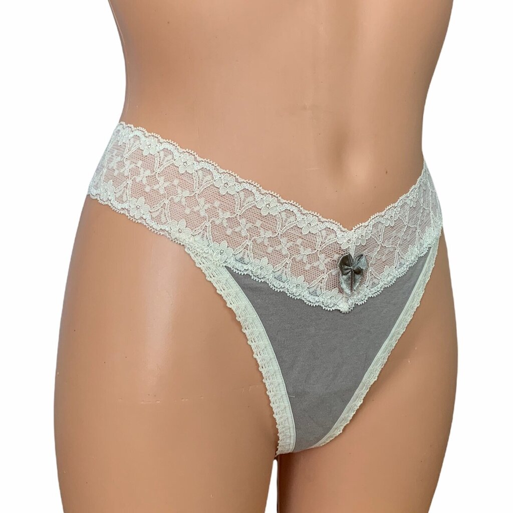 Biksītes komplekts Hunkemoller Vintage grey Mulee grey Dreams ultra white цена и информация | Sieviešu biksītes | 220.lv