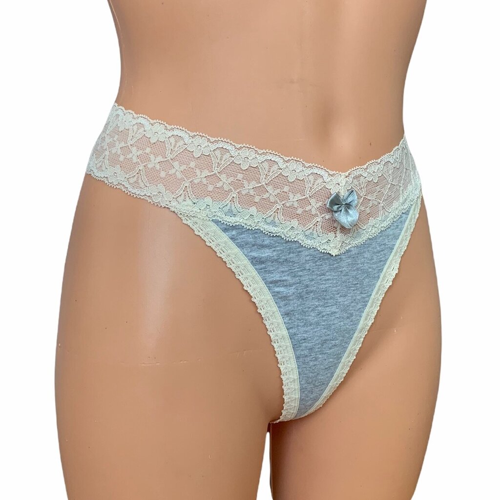 Biksītes komplekts Hunkemoller Vintage grey Mulee grey Dreams ultra white цена и информация | Sieviešu biksītes | 220.lv