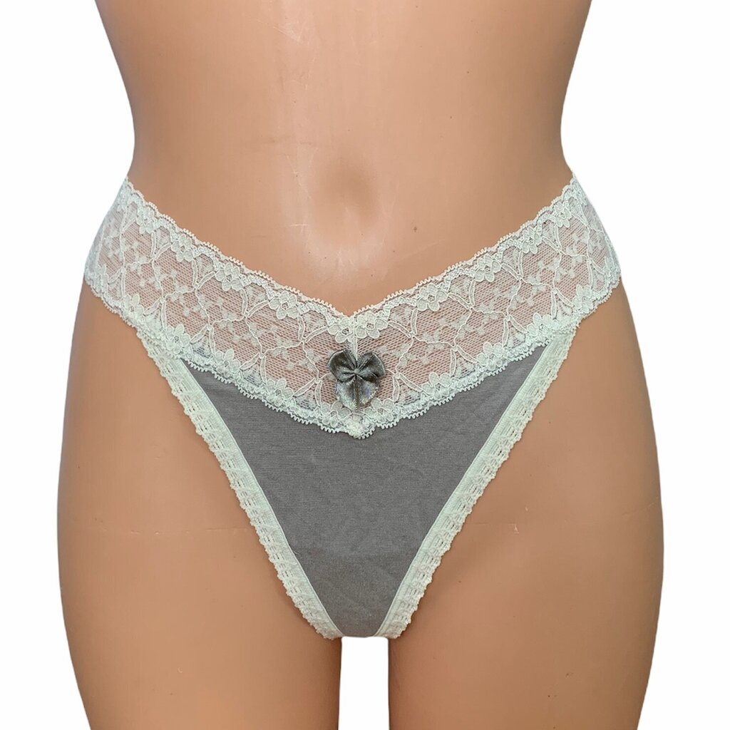 Biksītes komplekts Hunkemoller Vintage grey Mulee grey Dreams ultra white цена и информация | Sieviešu biksītes | 220.lv