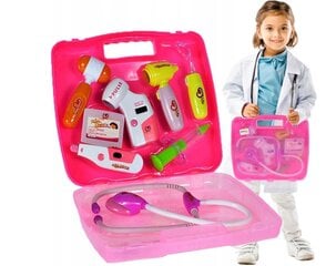Rotaļu ārsta komplekts ar sirdspukstu skaņām cena un informācija | Rotaļlietas meitenēm | 220.lv