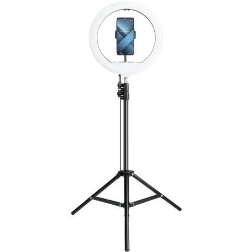 Blackmoon pašportretu gredzena lampa ar statīvu LED RING 13 collas cena un informācija | Apgaismojums fotografēšanai | 220.lv