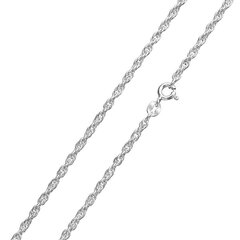 Цепочка из серебра 925 пробы с классическим дизайном, код ah8rope24l AH8ROPE24L70 CM цена и информация | Украшения на шею | 220.lv