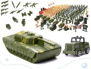 Rotaļlietu karavīru komplekts, 307 elementi cena un informācija | Rotaļlietas zēniem | 220.lv