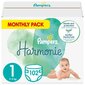 Pampers Harmonie, 1. Izmērs, 102 Autiņbiksītes, 2kg-5kg цена и информация | Autiņbiksītes | 220.lv