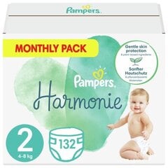 Pampers Harmonie, 2. Izmērs, 132 Autiņbiksītes,4kg-8kg цена и информация | Подгузники | 220.lv