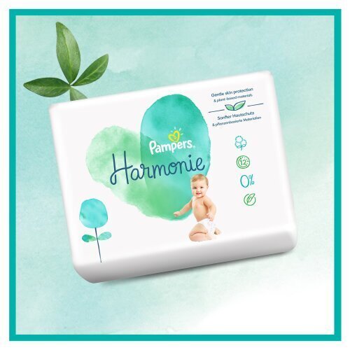 Autiņbiksītes Pampers Harmonie Monthly Pack, 4 izmērs, 9-14 kg, 160 gab. cena un informācija | Autiņbiksītes | 220.lv