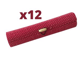 Упаковочная коробка бамбуковая с застежкой, красная, 12 шт. упаковка цена и информация | Упаковочные материалы для подарков | 220.lv
