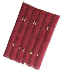 Упаковочная коробка бамбуковая с застежкой, красная, 12 шт. упаковка цена и информация | Упаковочные материалы для подарков | 220.lv
