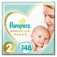 Подгузники Pampers Premium Care, Mega Box, 2 размер, 4-8 кг, 148 шт.