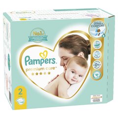 Подгузники Pampers Premium Care, Mega Box, 2 размер, 4-8 кг, 148 шт. цена и информация | Подгузники | 220.lv