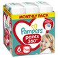 Autiņbiksītes Pampers Pants, Monthly Pack, 6. izmērs, 15+ kg, 132 gab. цена и информация | Autiņbiksītes | 220.lv