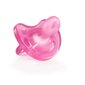 Silikona knupis Chicco Physio Soft, rozā 12 mēn.+ 1 gab. цена и информация | Knupīši | 220.lv