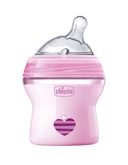 Pudelīte Chicco Natural Feeling 150 ml, rozā, 0+ mēn. cena un informācija | Bērnu pudelītes un to aksesuāri | 220.lv