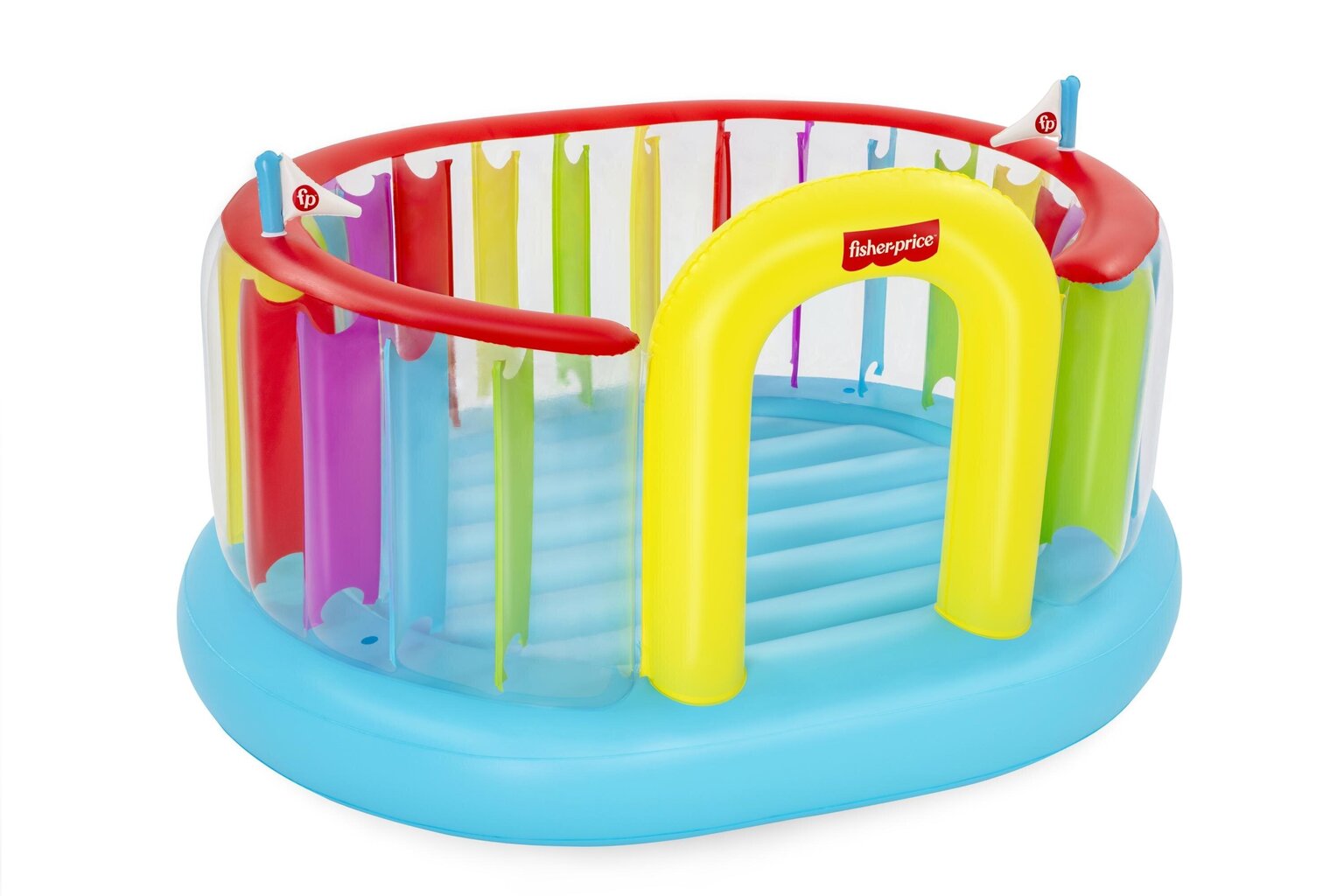 Piepūšams batuts Fisher Price Bouncetopia, 226x175x138 cm cena un informācija | Piepūšamās rotaļlietas un pludmales preces | 220.lv