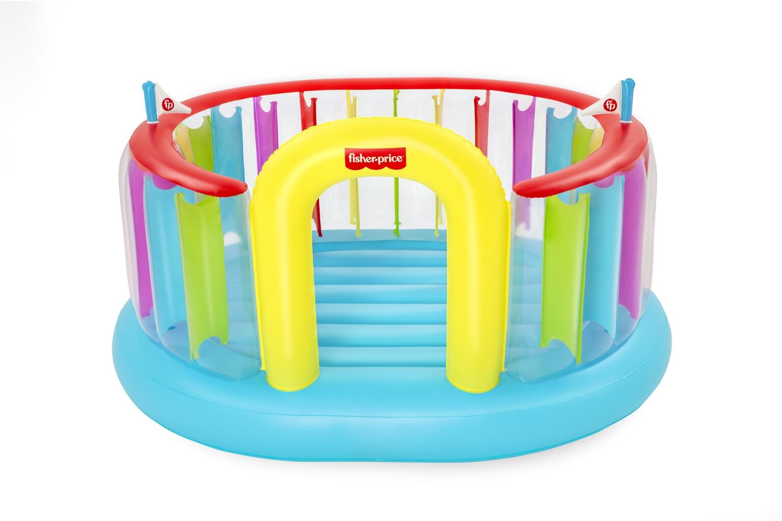 Piepūšams batuts Fisher Price Bouncetopia, 226x175x138 cm cena un informācija | Piepūšamās rotaļlietas un pludmales preces | 220.lv