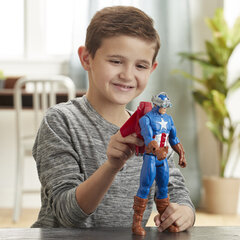 Фигурка капитана Америки HASBRO AVENGERS Titan Hero Blast Gear цена и информация | Конструктор автомобилей игрушки для мальчиков | 220.lv