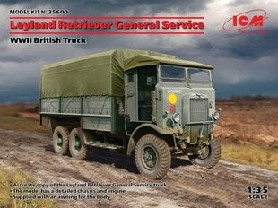 ICM - Leyland Retriever General Service WWII British Truck, 1/35, 35600 cena un informācija | Konstruktori | 220.lv