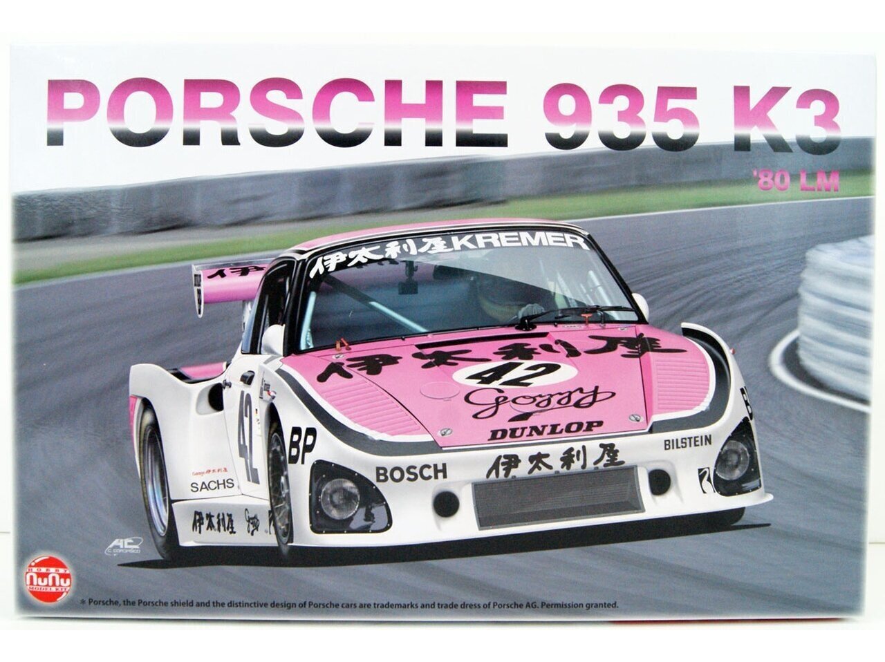 NuNu - Porsche Kremer 935 K3 sponsored by Gozzy - 24 Hours Le Mans 1980,  1/24. 24029 cena | 220.lv