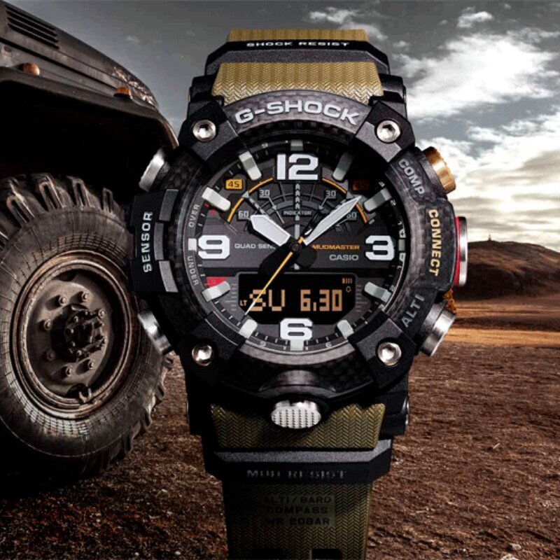 CASIO G-Shock Mudmaster GG-B100-1A9ER GG-B100-1A3ER cena un informācija | Vīriešu pulksteņi | 220.lv