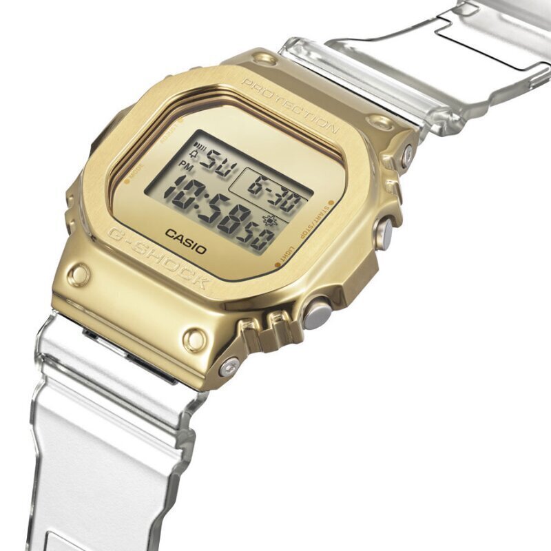 Casio G-SHOCK GM-5600SG-9ER SKELETON GOLD SERIES GM-5600SG-9ER cena un informācija | Vīriešu pulksteņi | 220.lv